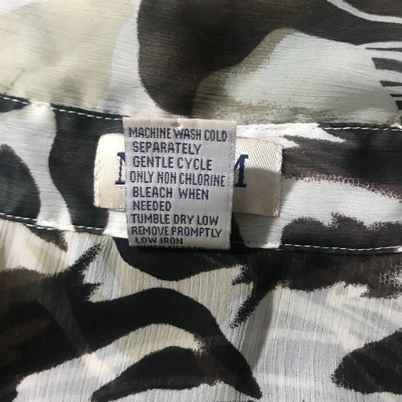 M.K.M Designs Women's Small Y2K Semi Sheer Crop Belly Relieving Blouse V Neck To - Picture 12 of 15